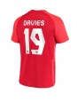 Moški Nogometna dresi replika Kanada Alphonso Davies #19 Domači SP 2022 Kratek rokav